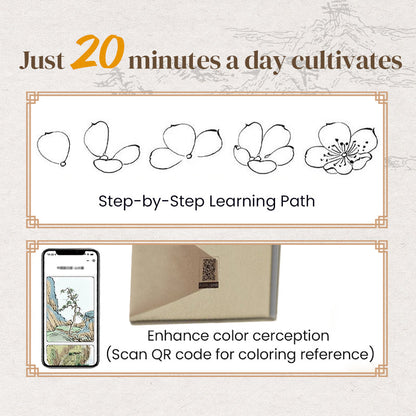 🎨HOT SALE🖼️ Chinese Painting White Drawing Copying Album