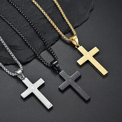 🎉Buy 1 Get 1 Free✝️Lord's Prayer Scibble Cross Necklace