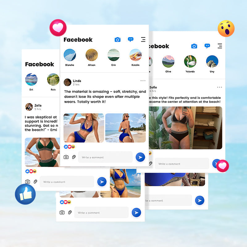 🔥Sexy V-neck Women's Holiday Swimsuit With Wavy Pattern