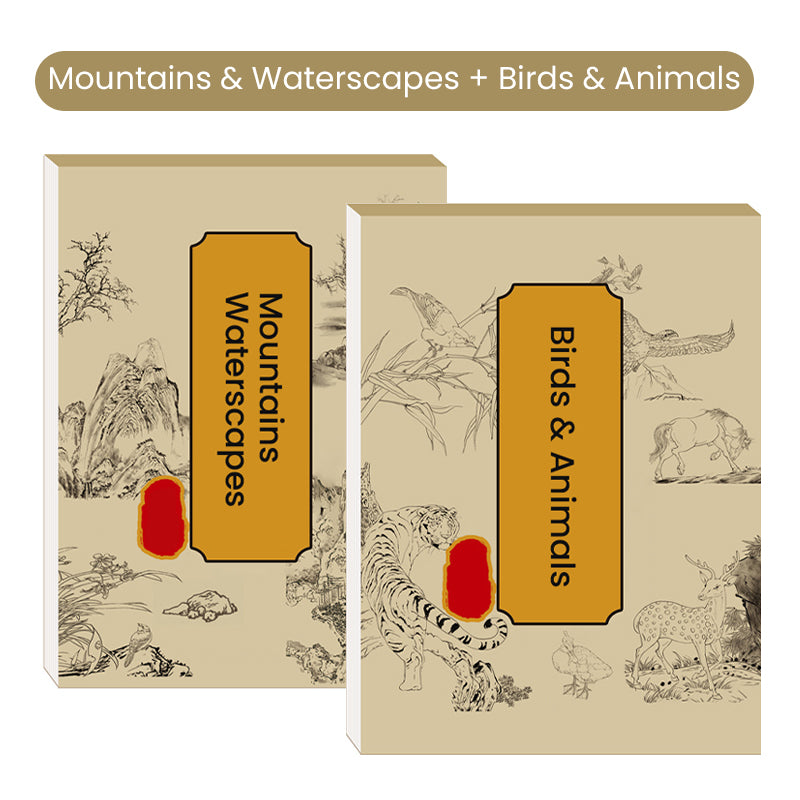 🎨HOT SALE🖼️ Chinese Painting White Drawing Copying Album