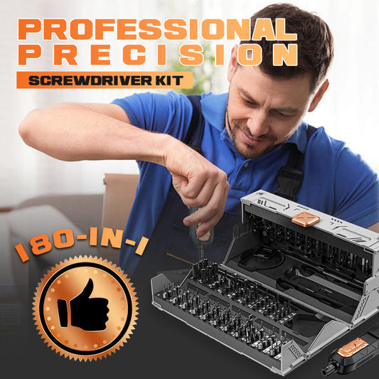 🧰180-in-1 Professional Precision Screwdriver Kit🔥