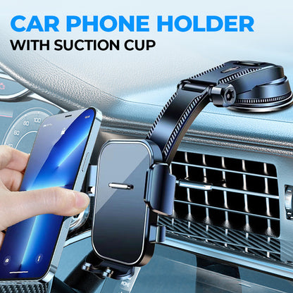 ✏️2025 HOT SALE✏️Multifunctional Suction Cup Car Phone Holder
