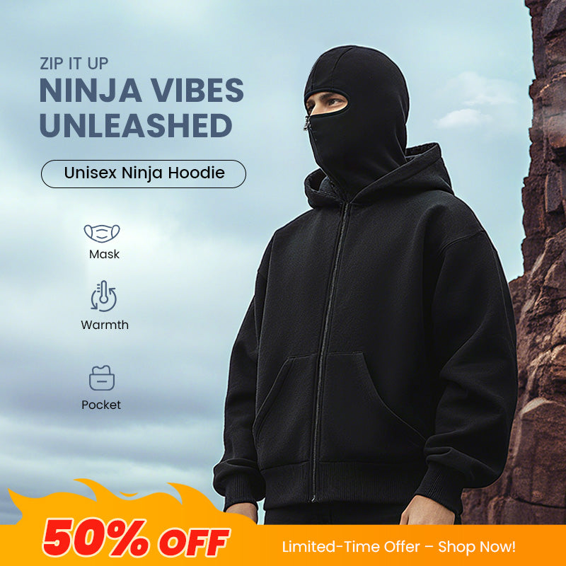 🎁 Hot Sale 49% OFF 🔥Ninja Zip-Up Hoodie for Men & Women