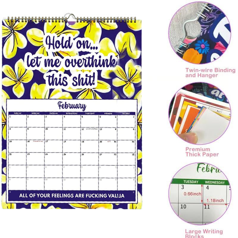 ✨2026 Sweary Mental Health Calendar