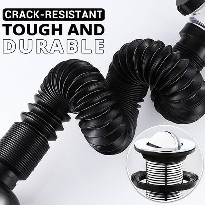 🚰 Extendable Odor-Proof Drain Pipe – Anti-Clog, Anti-Odor & Easy to Install!