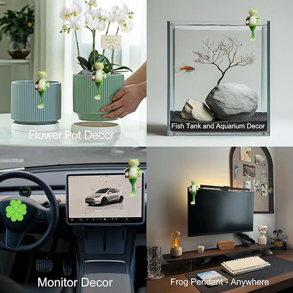 🎁Gift Idea Hot sale 61% OFF🐸 Frog Flower Pot Hanger Ornament🍷