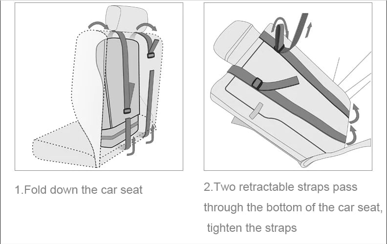 Child car seat Simple portable car seat belt