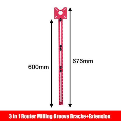4 in 1 Router Milling Groove Bracke