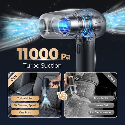🔥Summer Specials 49% Off Cordless Vacuum Cleaner –🏆 Powerful Suction for Home & Car