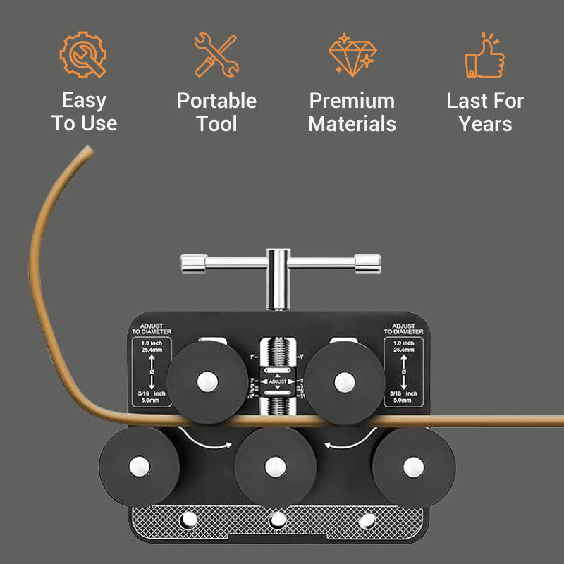 🔥Hot Sale 50% Off🔥Brake Fuel Line Tubing Straightener for 3/16" - 1.0" Diameters