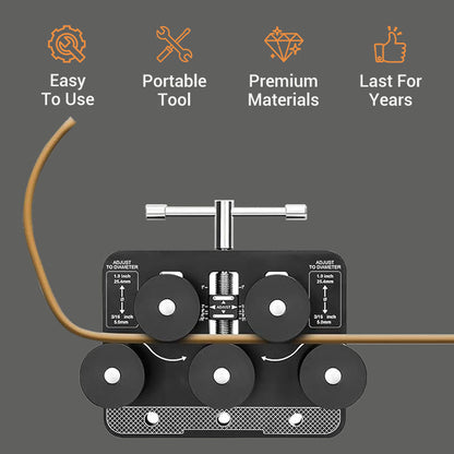 🔥Hot Sale 50% Off🔥Brake Fuel Line Tubing Straightener for 3/16" - 1.0" Diameters