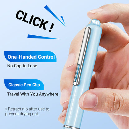 🔥Quick-Dry Retractable Fountain Pen