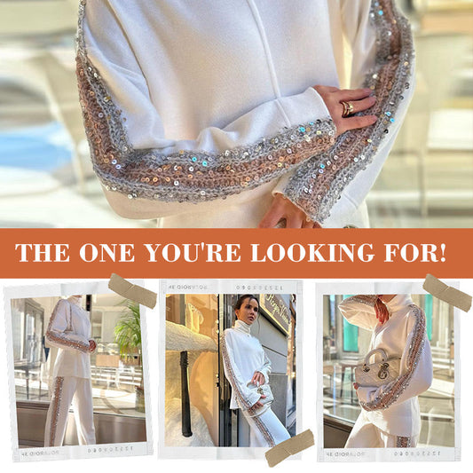 🔥Big Sale 50% OFF🔥Fashion Sequin Suit (2 pieces set)