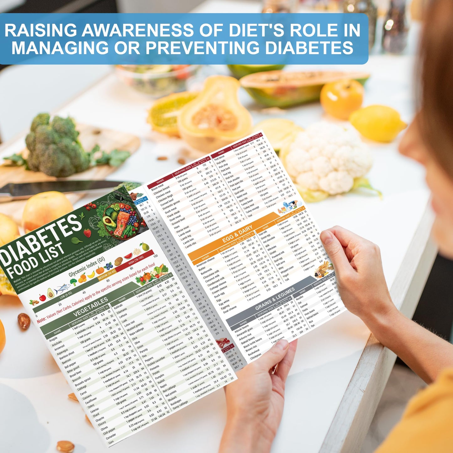 ✨Hot Sale Limited Time Discount🍎Diabetes Food List & Meal Planner🥬