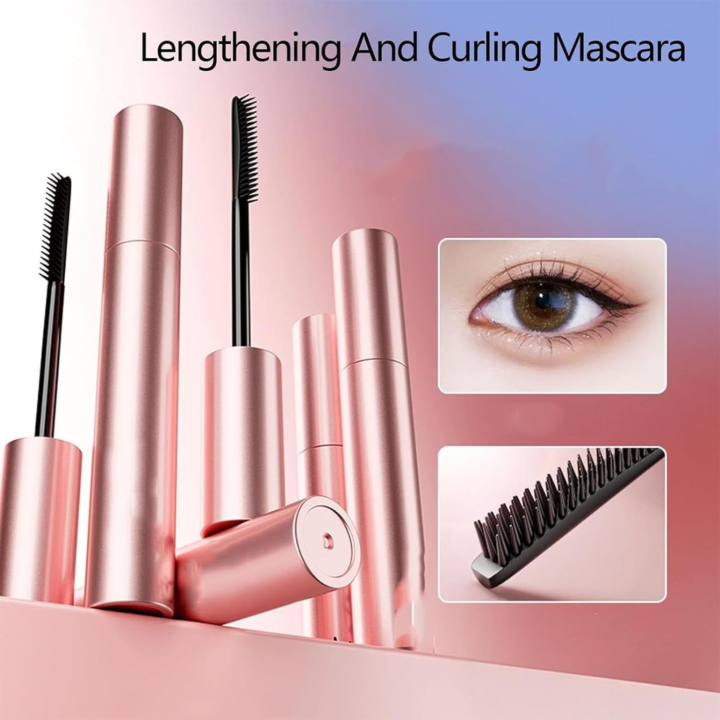 🎁2025 Hot Sale💕[Waterproof and Non-Smudging] Lengthening And Curling Long-lasting Mascara