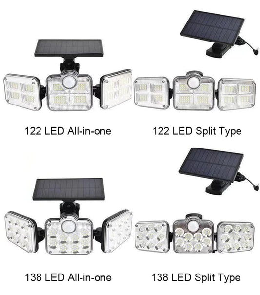 🎁 Hot Sale 49% OFF 🔥Three Heads Solar Wall Light