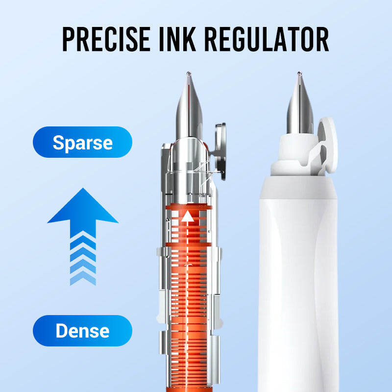 🔥Quick-Dry Retractable Fountain Pen