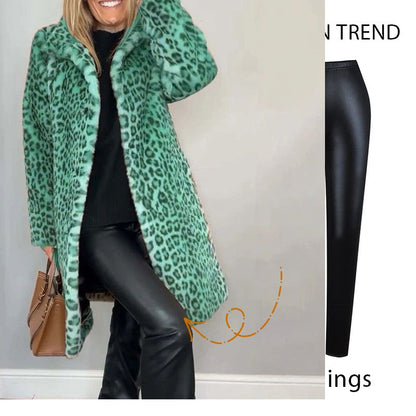 ✨Get 49% off💖Women's Leopard Print Mid-Length Jacket✈️ free shipping