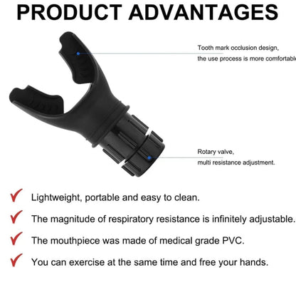 🔥[Strengthen your physique]👍Portable Adjustable Breathing Exerciser