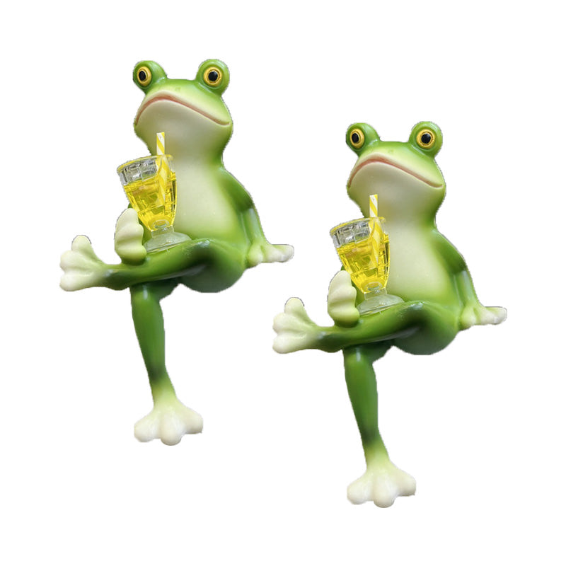 🎁Gift Idea Hot sale 61% OFF🐸 Frog Flower Pot Hanger Ornament🍷