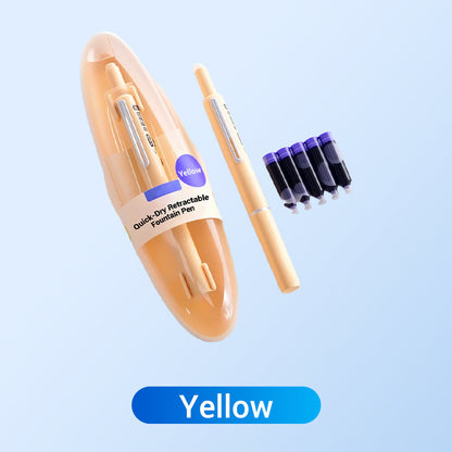 🔥Quick-Dry Retractable Fountain Pen