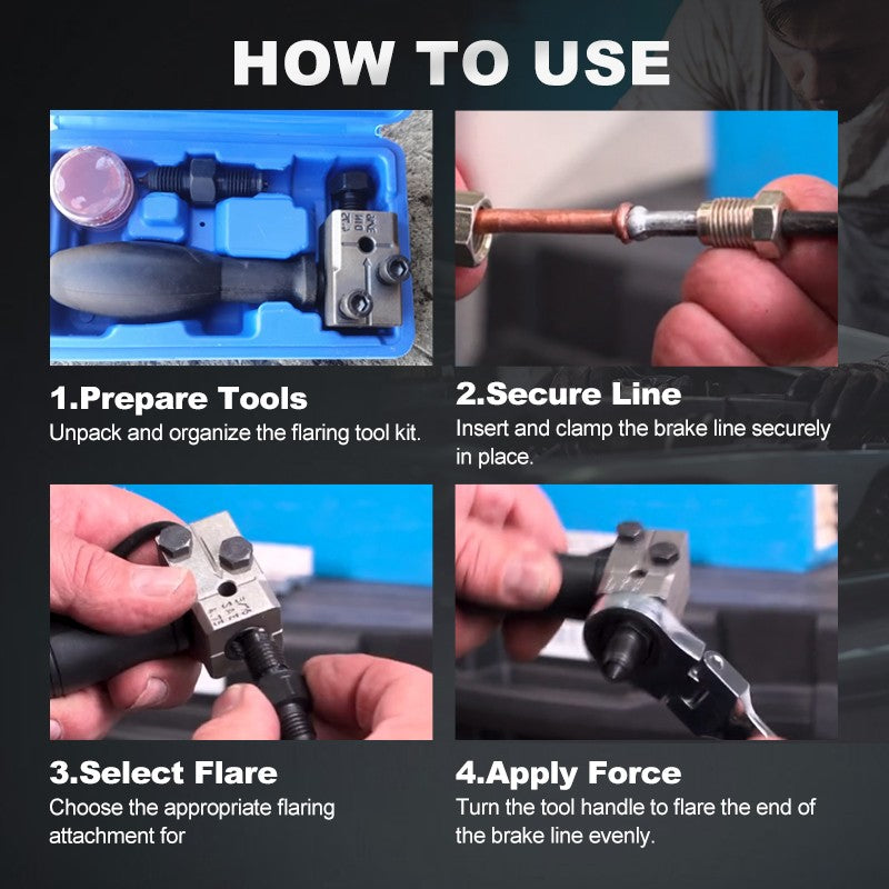 ✏️2025 HOT SALE✏️Universal Automotive Brake Pipe Flaring Tool Kit