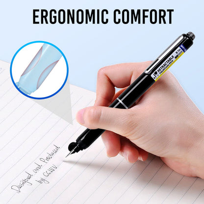 🔥Quick-Dry Retractable Fountain Pen