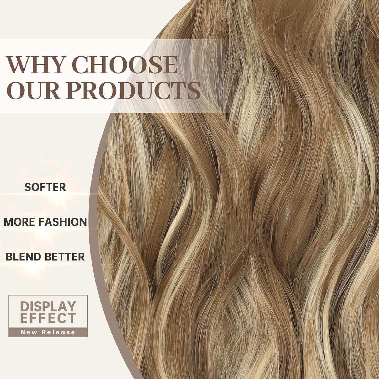 💖This Week's Hot Sales - 78% OFF🤩Women's Gradient Long Wavy Hair Wig, One-Piece with Adjustable Fit