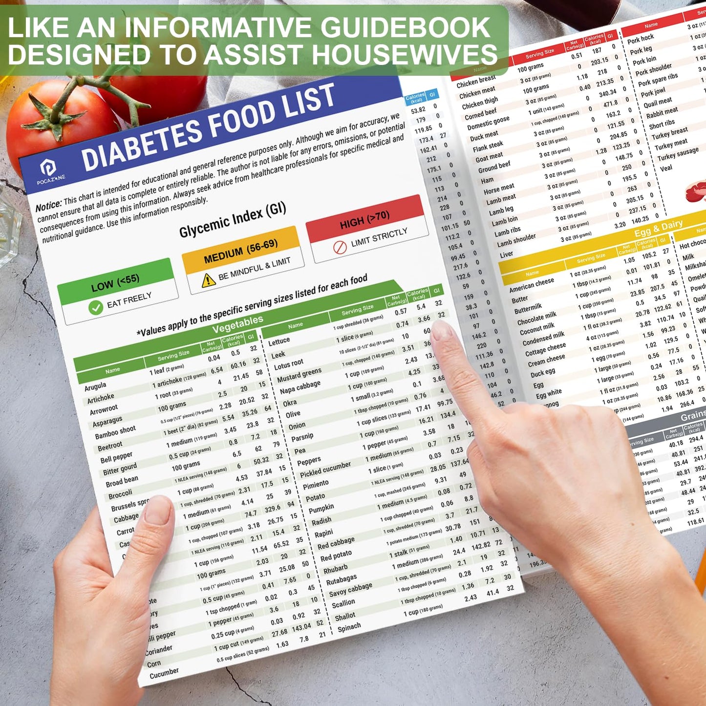 ✨Hot Sale Limited Time Discount🍎Diabetes Food List & Meal Planner🥬