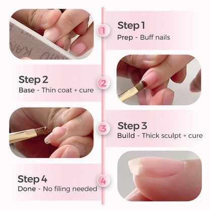 🎉Buy 1 Get 1 Free🎉3-in-1 Multi-Purpose High Transparency Nail Construction Base Gel