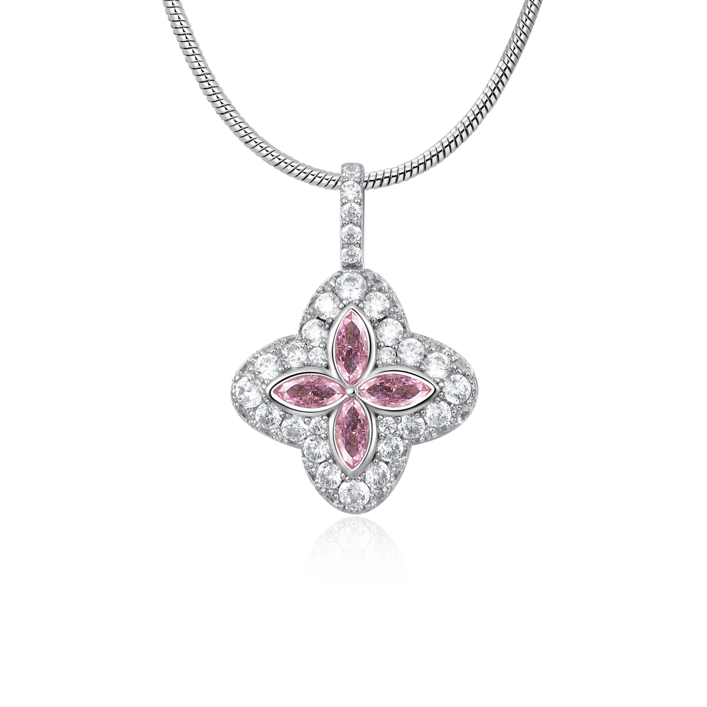 🖤 Black Friday Topper! ✨ "Luck-Bringer" Aporro Four-Leaf Clover Pendant | A Talisman Filled with Starlight