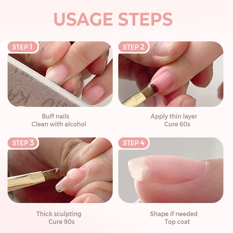 ✨Buy 1 Get 2 Free✨3-in-1 Self-Leveling Nail Builder Gel（Free Nail Tool Pen Per Order）
