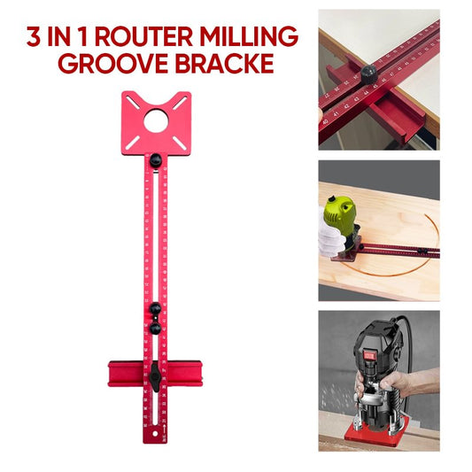 4 in 1 Router Milling Groove Bracke