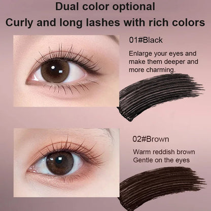 🎁2025 Hot Sale💕[Waterproof and Non-Smudging] Lengthening And Curling Long-lasting Mascara