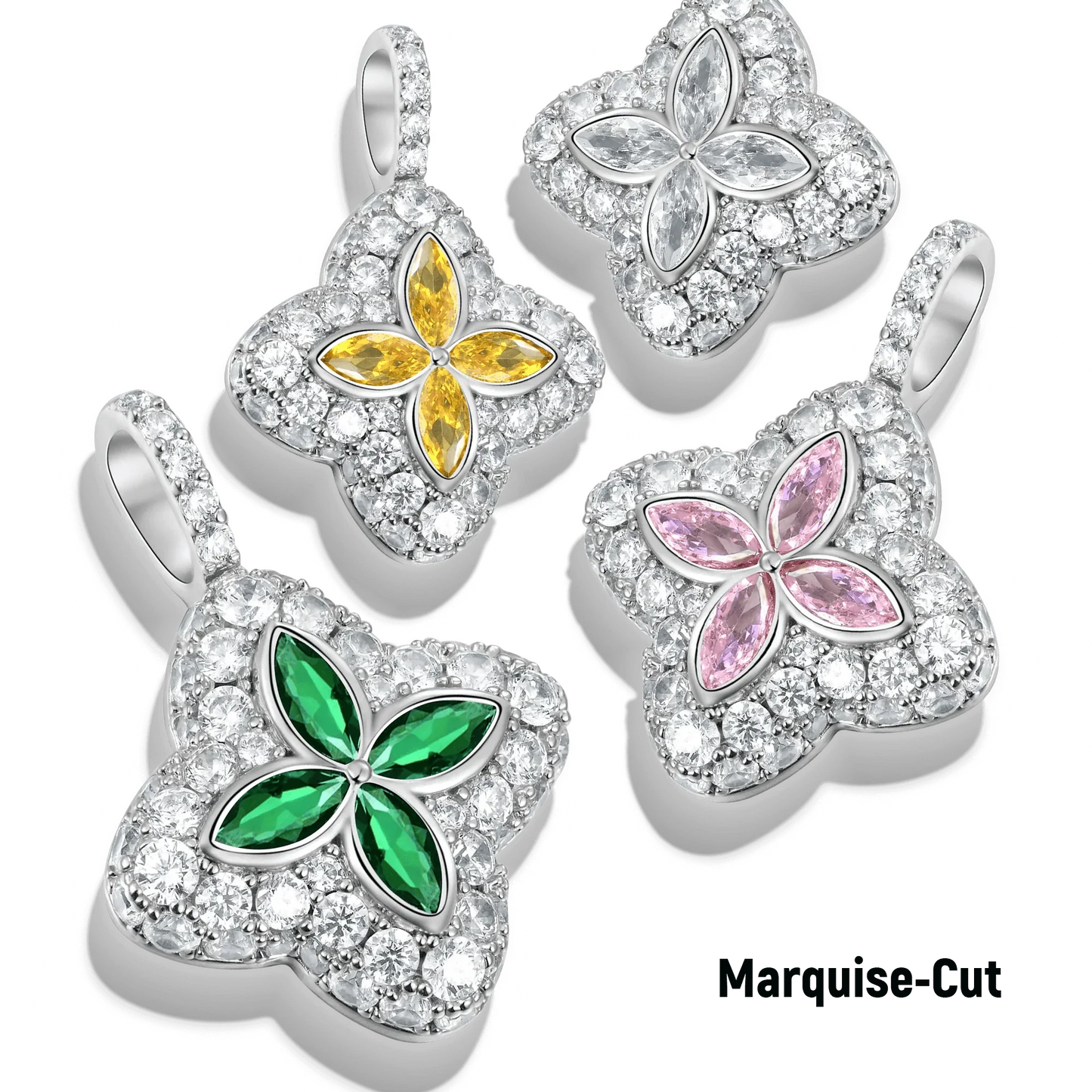 🖤 Black Friday Topper! ✨ "Luck-Bringer" Aporro Four-Leaf Clover Pendant | A Talisman Filled with Starlight