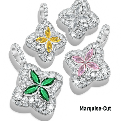 🖤 Black Friday Topper! ✨ "Luck-Bringer" Aporro Four-Leaf Clover Pendant | A Talisman Filled with Starlight