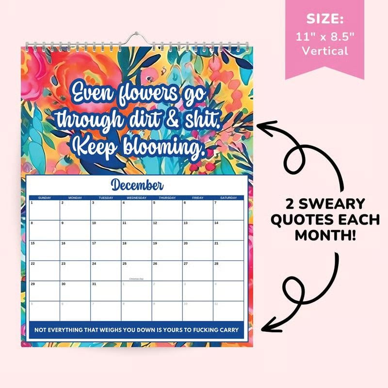 ✨2026 Sweary Mental Health Calendar