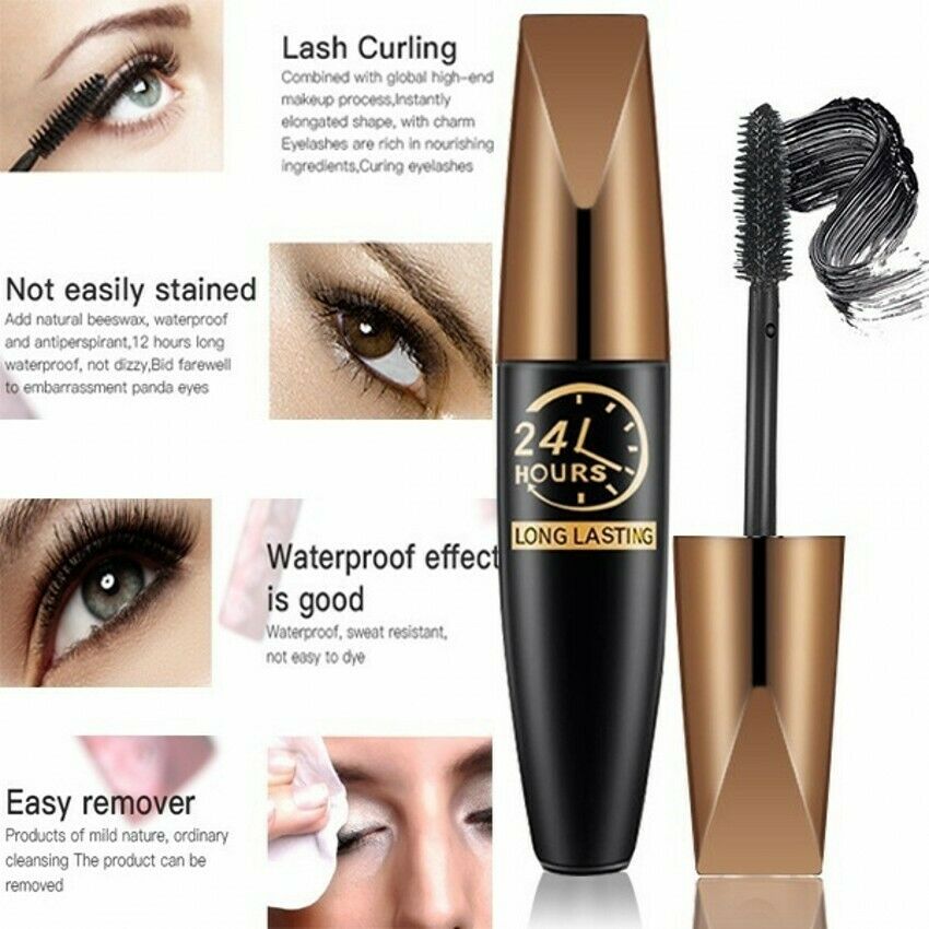 🎉2025 Hot sale!🔥BUY 1 GET 1 FREE(2PCS) - 4D Waterproof Silk Fiber Thick Lengthening Mascara