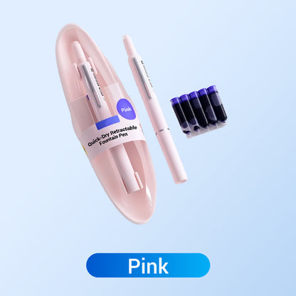 🔥Quick-Dry Retractable Fountain Pen