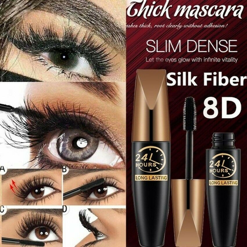 🎉2025 Hot sale!🔥BUY 1 GET 1 FREE(2PCS) - 4D Waterproof Silk Fiber Thick Lengthening Mascara