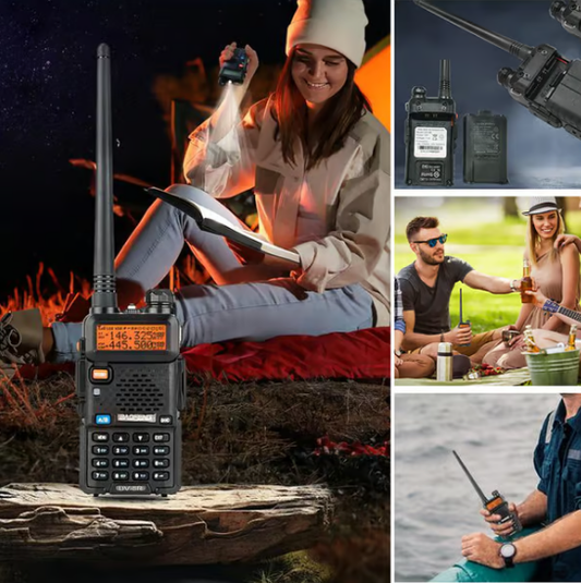🔥UV-5R Ham Radio Long Range UV5R Two Way Radio Dual Band Walkie🔥