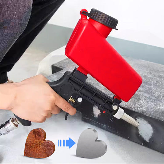 🔥HOT SALE 50%OFF✨Portable Handheld Pneumatic Sand Blaster Gun