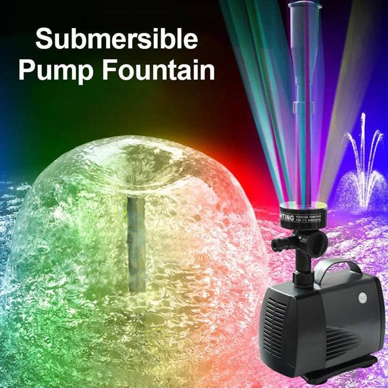 🎁 Hot Sale 49% OFF 🔥Pump Circulating Colored Lights Pool Fountain Landscape