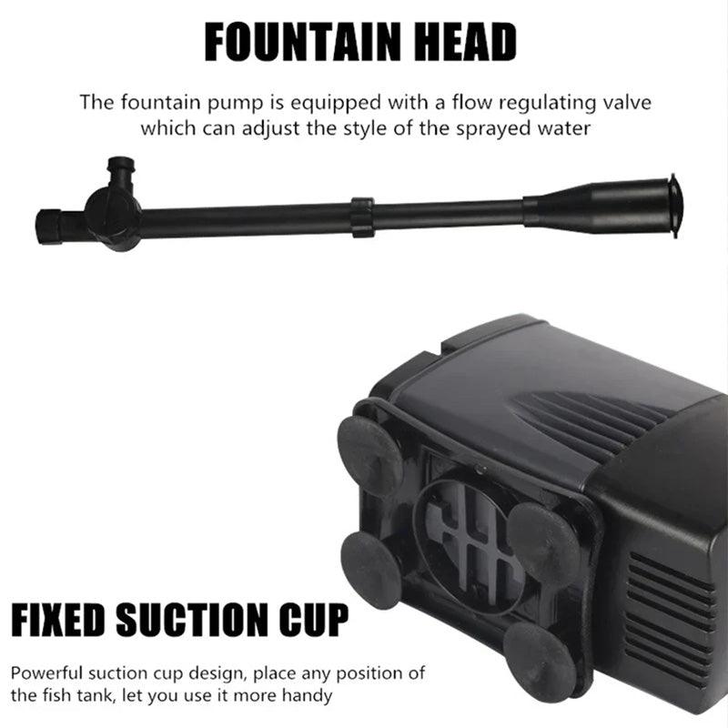 🎁 Hot Sale 49% OFF 🔥Pump Circulating Colored Lights Pool Fountain Landscape