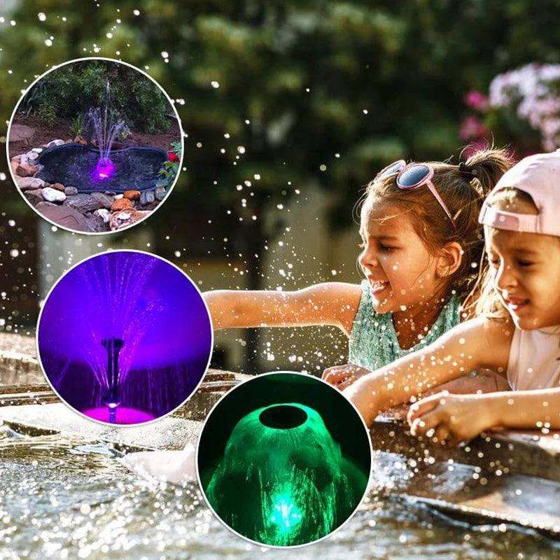 🎁 Hot Sale 49% OFF 🔥Pump Circulating Colored Lights Pool Fountain Landscape