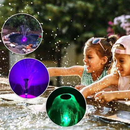 🎁 Hot Sale 49% OFF 🔥Pump Circulating Colored Lights Pool Fountain Landscape