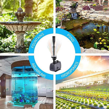 🎁 Hot Sale 49% OFF 🔥Pump Circulating Colored Lights Pool Fountain Landscape