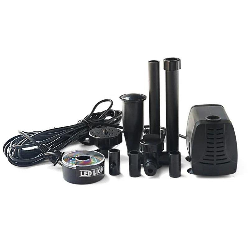 🎁 Hot Sale 49% OFF 🔥Pump Circulating Colored Lights Pool Fountain Landscape