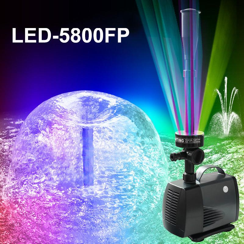 🎁 Hot Sale 49% OFF 🔥Pump Circulating Colored Lights Pool Fountain Landscape