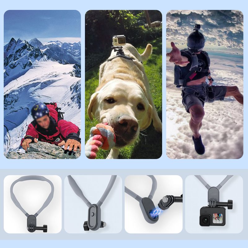 2025🔥U-shape Neck Holder Mount for Sports Camera